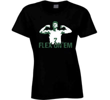 Load image into Gallery viewer, Jaylen Brown Flex On Em Boston Basketball Fan T Shirt - image_3f5f7439-b812-4e5c-bdfb-ba670b19e4ba