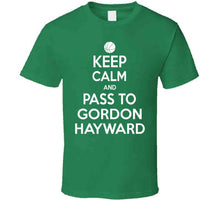 Load image into Gallery viewer, Gordon Hayward Keep Calm Boston Basketball Fan T Shirt - image_3fa0bed4-f058-4071-a37e-eaca12ff987b