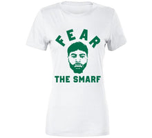 Load image into Gallery viewer, Boston Basketball Marcus Smart Fear The Smarf Fan T Shirt - image_40132dd0-7a35-47c5-968f-411312a8e15f