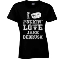 Load image into Gallery viewer, Jake DeBrusk I Love Boston Hockey Fan T Shirt - image_40aa3ebb-9883-40ba-8da6-cbfbaa3b5d56