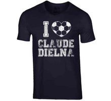 Load image into Gallery viewer, Claude Dielna I Heart New England Soccer T Shirt - image_40f8a761-1815-47d8-a423-980d5ece44a7
