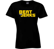 Load image into Gallery viewer, Beat the Jerks Boston Hockey Fan T Shirt - image_4127204c-6bd3-4acf-9420-121a02620d25