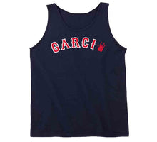 Load image into Gallery viewer, Boston Faithful Garcia Baseball Fan Navy V2 T Shirt - image_415c0f1c-a057-49dc-8a4a-9f1cedcc676f