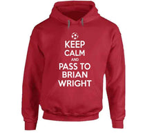 Load image into Gallery viewer, Brian Wright Keep Calm Pass To New England Soccer T Shirt - image_43f5e227-6fe7-49c4-97dd-4b693a03bc64