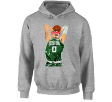Load image into Gallery viewer, Jayson Tatum The Future Distressed Boston Basketball Fan T Shirt - image_44b68935-4cc6-4aa0-8c52-6569d6b71330