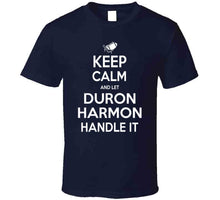 Load image into Gallery viewer, Duron Harmon Keep Calm New England Football Fan T Shirt - image_459e873b-a0ba-4593-8552-974e4b3693bf