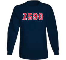 Load image into Gallery viewer, Roger Clemens 2590 Strikeouts Hall of Fame Boston Baseball Fan T Shirt - image_45b3088b-6d9c-4ec5-9e3a-5c0549ca00dc