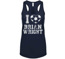 Load image into Gallery viewer, Brian Wright I Heart New England Soccer T Shirt - image_460b1c3d-0c94-4f89-a68c-63bcd593ccf6