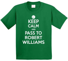 Load image into Gallery viewer, Robert Williams Keep Calm Boston Basketball Fan T Shirt - image_463f1fc8-dfb0-49bd-a21c-183e1cbb2359