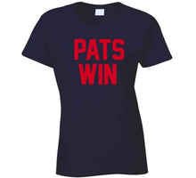 Load image into Gallery viewer, Pats Win New England Football Fan T Shirt - image_469baecc-fdfa-4243-ac80-87a69db27048