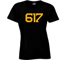 Load image into Gallery viewer, Boston Area Code Boston Hockey Fan T Shirt - image_46aa876a-e9ba-40ec-92ab-5db6cb6b1e07