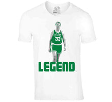 Load image into Gallery viewer, Larry Bird Legend GOAT Boston Basketball Fan T Shirt - image_47a10344-bdbf-4e80-82cc-1bc71d488449