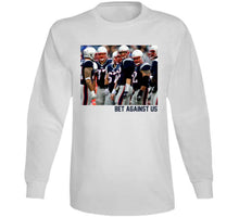 Load image into Gallery viewer, Bet Against Us New England Football Team Fan T Shirt - image_4a0ff721-2c63-4e23-9c36-3d86642ba1d0