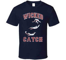 Load image into Gallery viewer, Andrew Benintendi Wicked Catch Boston Baseball Fan T Shirt - image_4a549bf0-8bcd-43a3-8f7c-963a47095336