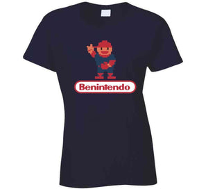 Andrew Benintendi Benintendo RBI Baseball Parody Boston Baseball T Shirt - image_4c031c4c-fcf4-47bf-aa21-516eac650e2c