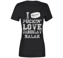 Load image into Gallery viewer, Jaroslav Halak I Love Boston Hockey Fan T Shirt - image_4c103714-9f53-4f00-b32d-616c5be7a5cc