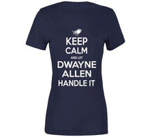 Load image into Gallery viewer, Dwayne Allen Keep Calm New England Football Fan T Shirt - image_4c2650a3-9268-4e13-8495-5f8b84724d26