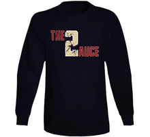 Load image into Gallery viewer, AJ Dillon The Sauce Boston College Football Fan T Shirt - image_4d4fbfaa-44ee-4ccb-9221-c759b02fc428