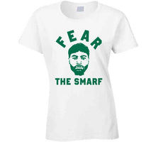 Load image into Gallery viewer, Boston Basketball Marcus Smart Fear The Smarf Fan T Shirt - image_4dce52a6-0570-4d6c-a5f7-8882bdfcfb17