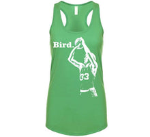 Load image into Gallery viewer, Larry Bird Silhouette BIRD Boston Basketball Fan T Shirt - image_4e25765a-fb08-4b5d-b12a-7f660a4452d2