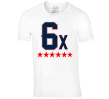 Load image into Gallery viewer, 6 Time World Champs New England Football T Shirt - image_4ebcbd9e-aceb-4c48-b898-32adfb2a5a1f