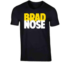 Load image into Gallery viewer, Brad Marchand Brad Knows Nose Boston Hockey Fan T Shirt - image_4ebdba12-776f-4564-aa9a-8f3f01e490d1