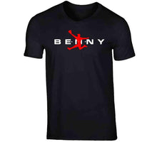 Load image into Gallery viewer, Air Benny Andrew Benintendi Silhouette Boston Baseball Fan Black T Shirt - image_4f0d1c39-6206-45bc-a8a5-84614e963413