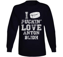 Load image into Gallery viewer, Anton Blidh I Love Boston Hockey Fan T Shirt - image_4f294a75-a0c8-4357-b7eb-7139a56738dc