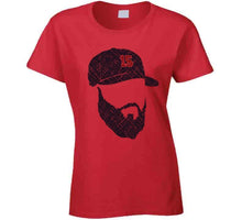 Load image into Gallery viewer, Dustin Pedroia Head Silhouette Boston Baseball Distressed T Shirt - image_500d9d76-4691-4229-877c-c3b66ef062b7