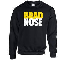 Load image into Gallery viewer, Brad Marchand Brad Knows Nose Boston Hockey Fan T Shirt - image_50d17f80-91a7-4e38-93f1-eb28922abdd4