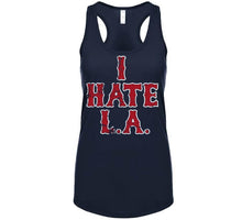 Load image into Gallery viewer, I Hate LA Boston Baseball Fan Distressed T Shirt - image_50ddfc9e-a917-4768-be4b-8d83ef17d2e7