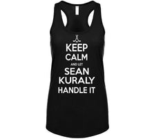 Load image into Gallery viewer, Sean Kuraly Keep Calm Boston Hockey Fan T Shirt - image_51a8c75f-de9e-4b15-a303-b71accf3106c