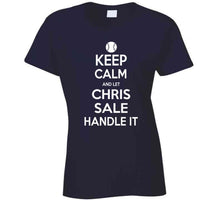 Load image into Gallery viewer, Chris Sale Keep Calm Boston Baseball Fan T Shirt - image_5363f2c7-38f3-4149-8f40-4c5df75ce03d
