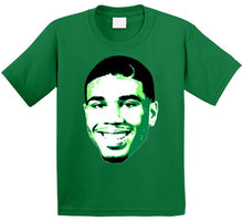 Load image into Gallery viewer, Jayson Tatum Big Head Silhouette Boston Basketball Fan T Shirt - image_5365d435-80d2-4b05-acd8-662d1ce00299