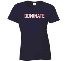 Load image into Gallery viewer, Dominate Distressed New England Football Fan T Shirt - image_5371abe0-9195-43de-9bf1-d7db001bb8e2