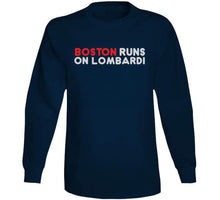 Load image into Gallery viewer, Boston Runs On Lombardi City Of Champions Football Fan T Shirt - image_53cb3f67-b7e4-4f73-adeb-461a0abfc811