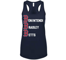 Load image into Gallery viewer, Killer Bs Benintendi Betts Bradley Boston Baseball Fan T Shirt - image_540f4509-0b7e-43d8-bf1f-05c16cbad340