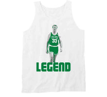 Load image into Gallery viewer, Larry Bird Legend GOAT Boston Basketball Fan T Shirt - image_543a6f2e-8754-4b85-bfd6-9b02d96569a8