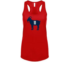 Load image into Gallery viewer, Julian Edelman Goat  New England Football Fan T Shirt - image_561f9631-ac60-461a-909d-12026005e699