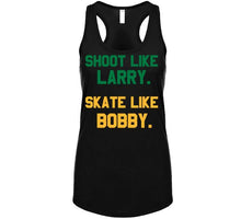 Load image into Gallery viewer, Shoot Like Larry Skate Like Bobby Boston T Shirt - image_562e86b2-7bf5-4557-b7ea-fd117d0fed37
