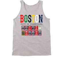 Load image into Gallery viewer, Boston City of Champions Boston Sports Fan Distressed T Shirt - image_56632506-06da-4a79-bfbb-0e364f08e62d