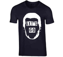 Load image into Gallery viewer, Lets Go Tom Brady Face Silhouette New England Football T Shirt - image_56dd792d-52fa-4a7e-9456-655fddafb57e