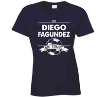 Load image into Gallery viewer, Diego Fagundez We Trust New England Soccer T Shirt - image_5712229b-5aef-4618-8d9b-1a2964ff6a15