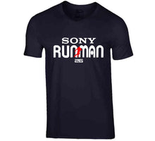 Load image into Gallery viewer, Sony Michel Sony Runman 26 Walkman New England Football Fan T Shirt - image_59030b46-c49d-44c5-a637-c5230bbbca0e