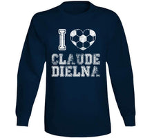 Load image into Gallery viewer, Claude Dielna I Heart New England Soccer T Shirt - image_594a780e-e807-41ba-ab2b-fbe0e6a4d82c