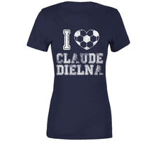 Load image into Gallery viewer, Claude Dielna I Heart New England Soccer T Shirt - image_596c5934-db04-4665-aa1e-54abf71d7077