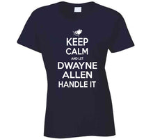 Load image into Gallery viewer, Dwayne Allen Keep Calm New England Football Fan T Shirt - image_5a111495-ac87-4b84-8b37-dbee55e454a4