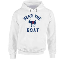 Load image into Gallery viewer, Fear The Goat Tom Brady New England Football Fan Distressed T Shirt - image_5a5d04cd-15b0-4526-9374-cdd1a70ac4aa
