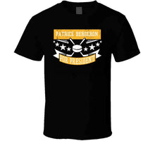 Load image into Gallery viewer, Patrice Bergeron For President Boston Hockey Fan T Shirt - image_5a662726-b6a1-44db-9d9f-6d21976ef4c7
