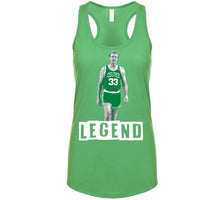 Load image into Gallery viewer, Larry Legend Bird GOAT Boston Basketball Fan T Shirt - image_5a8d87b0-b600-495b-b9bc-120cc5e162d1